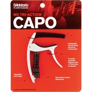 DAddario® PW-CP-09S NS Tri-Action Capo คาโป้ ปรับความหนืดของสปริงได้ พร้อมที่เสียบปิ๊ก ทำจากอะลูมิเน