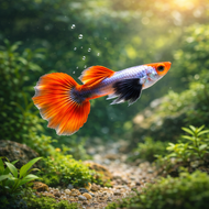ฟรีอาหาร ปลาสวยงาม guppy สีโค่ยแพต เกรดส่งออก เลี้ยงง่าย ตู้ปลา อ่างบัว fish