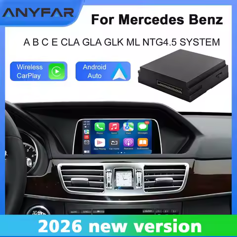Wireless Carplay Decoder For Mercedes Benz A B C E CLA GLA GLK ML Sprinter NTG4.5 Becker Module Andr