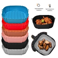 【hot】♣✥❒ Reusable Nonstick Silicone Airfryer Fryer Accessories Basket Oven Baking Pan Kitchen Tool