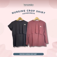Minomiko Nursing Crop Shirt | Nursing T-Shirt