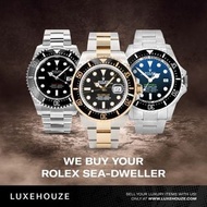 Premium Valuation - We buy your Rolex Sea Dweller Deepsea 116600 116660 126600 126603 126660 136660 Blue