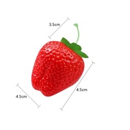 FR-04 Fake Strawberries Width 4.5*7.5 Cm.