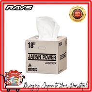 RAYS Official Wheel Package Tissue Box Premium Box Tissue Car Home Office Japan