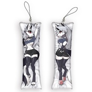 Keychain loona (helluva boss) Mini Dakimakura Pendant Furry Double-Sided Print Hanging Ornament Cute