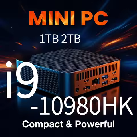 2026 Mini PC Intel Core i9 10980HK Intel 16GB RAM 1TB 2TB SSD 4KHD Pocket Desktop PC Gaming Computer