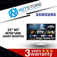 SAMSUNG 32" SMART MONITOR M7 M70F UHD - WHITE - LS32FM701UEXXS