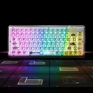 Attack Shark K75คีย์บอร์ดไร้สาย Gasket mechanical keyboard แป้นพิมพ์ สวิตช์ 75 คีย์ สําหรับแล็ปท็อป