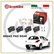 BREMBO Peugeot 308 Rear Disc Brake Pad