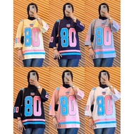 Women's Baseball T-shirt 08 oversize Combatt premium // Trendy number t-shirt