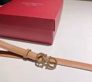 💜FERRAGAMO 菲拉格慕 寬1.5CM 牛皮 女士 女款 皮帶 禮 送禮 節日 生日 Women's belts gift boxes gifts holidays birthdays