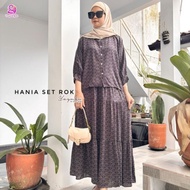 Hania Skirt Set/Patterned Skirt Set/Women's Skirt Set