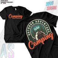 Climber T-shirt Mountain Shirt "CAMPING OUTDOOR ADVENTURE" Adventure T-shirt Outdoor Hiking T-shirt