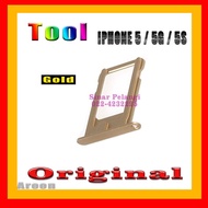 SIMLOCK iphone 5 5G 5S SIMCARD PLACE SIM TRAY GOLD Original 702311