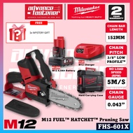 Milwaukee FHS-601X / FHS-401X / FHS-0X M12 FUEL™ HATCHET™ Pruning Saw