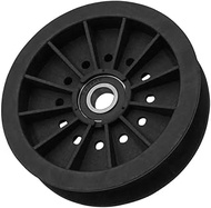 Flat Idler Pulley 109-0977 Compatible with Exmark Lawn Mowers Series Lazer Z, Metro, Quest, HP, S-Se
