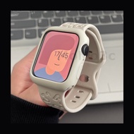 Leopard Silicone iWatch  Strap for Ultra Series 9 8 7 6 5 4 3 Smartwatch Rubber Sports Bracelet iWat