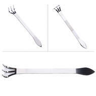 Home Flower Stainless Steel Wear Resistant Gardening Tools Rustproof Cultivator Bonsai Spatula Firm Soil Root Rake