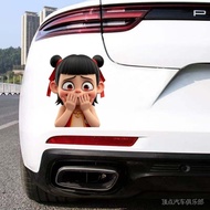 Nezha Funny Car Sticker [2698 People Praise] Nezha Funny Car Sticker Nezha Funny Car Sticker Wall Ca