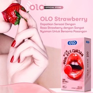 [ ORAL CONDOM 10 PCS ] Refresh Strawberry Favorite Oral Sex Condom Edible Lubricant Condom Oral Cond