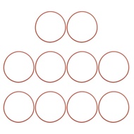PATIKIL Silicone O-Ring 120mm OD 114mm ID 3mm Width, 10Pcs Metric VMQ Sealing Gasket Replacement for
