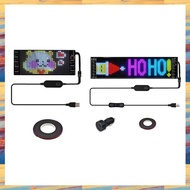 (TEFP) LED Pixel PanelUSB 5V Flexible LED Module RGB Scrolling Text Animation DisplayBluetooth APP