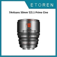 7Artisans 50mm T/2.1 Prime Cine Lens Titanium