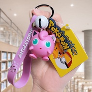 Pokemon keychain Action Figure Pikachu Keychain Car Keychain Bulbasaur Charmander Squirtle Psyduck J
