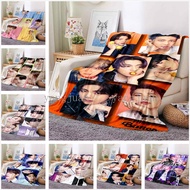 BTS Idol Fashion Men's Group Blanket Sofa Office Nap Air Conditioning Blanket BTS Super Soft Blanket