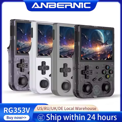 ANBERNIC RG353V RG353VS Retro Handheld Game Console 3.5” IPS Screen RK3566 Video Portable Player 400