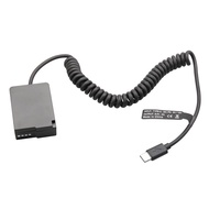 (LAWC) DMW-BLC12 Dummy Battery DMW-DCC8 PD USB-C Coupler for Panasonic GX8 FZ1000 FZ300 FZ200 G6 G7