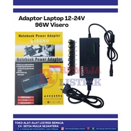 Visero 12-24V 96 Watt Universal Notebook Laptop Power Adapter Charger