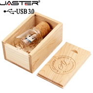 Drifting bottle flashdrive usb3.0 super fast 8GB 16Gb 32GB 64GB thumbdrive wooden box customize logo