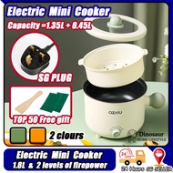 🇸🇬 ReadyStock🔥 1.8L Mini cooker / Mini portable electric cooker Small household multi-all-in-one/ Electric cooker電煮鍋/电煮锅