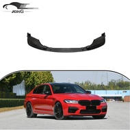 Carbon Fiber Car Front Bumper Lip for BMW 5 Series F90 M5 Sedan 4-Door 2021-2022
