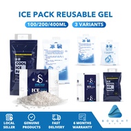 Upgraded Self-Absorb Water Reusable Ice Pack Gel Pad For Cooler Bag | Sports Injury | Fresh Food Del