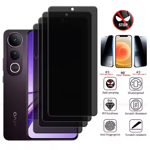 4/3/2/1Pcs For Vivo V50 Lite 5G Glass Vivo V50 Lite Tempered Glass 9H Protective Privacy Anti-Spy Sc