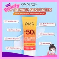 OMG OH MY GLOW UV Barrier Sunscreen SPF 50 PA++++ 25 ml - Sunscreen - Brightens with Vitamin B3+C+E 