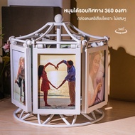 Luckylock Carousel Photo Frame Can Hold 12 Photos