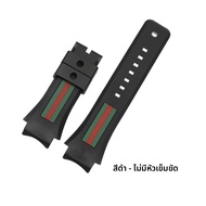 สายนาฬิกา GC YA137 แบบหนังยางกันน้ำ รุ่น YA137107A สายนาฬิกาแบบอเนกประสงค์สำหรับผู้ชายและผู้หญิง พร