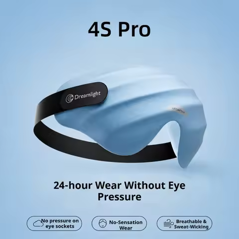New Dreamlight 4S Pro Memory Foam Eye Mask Full Shading Relaxing Adjustable Eye Mask Sleeping Mask B