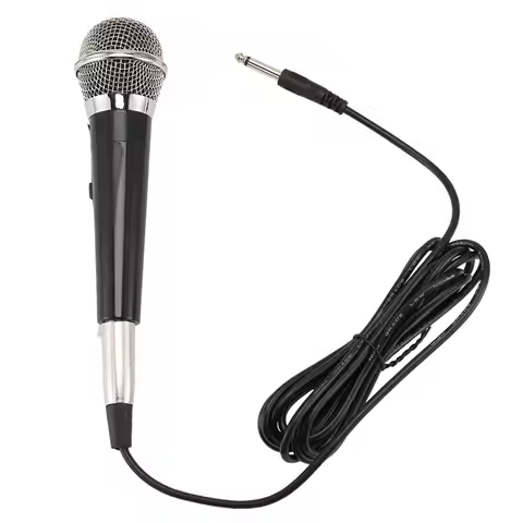 BNVN-Karaoke Microphone MIC Handheld Dynamic Wired Dynamic Microphone Clear Voice For Karaoke Vocal 