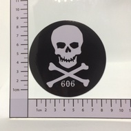 A119 606 Skull Stickers