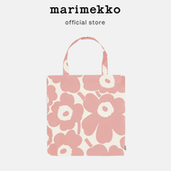 MARIMEKKO PIENI UNIKKO BAG กระเป๋าผ้า กระเป๋าผ้าลายดอกไม้ กระเป๋าลายดอกไม้สีชมพู ถุงผ้ารีดได้ กระเป๋