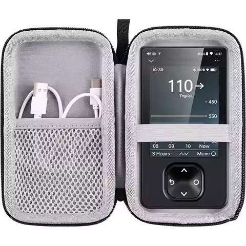 Compatible with Dexcom G7 Case Hard EVA Portable Carrying Case Shockproof For Dexcom G7