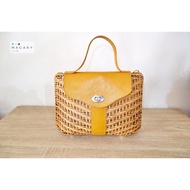 MAGARY BAGS / Morangan Bag / Rattan Bag / Rattan Bag / Leather Bag / Balinese Rattan Bag / Bali Ratt