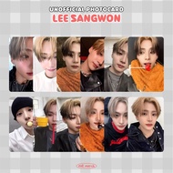 LEE SANGWON ALD1 ALPHA DRIVE ONE/ UNOFFICIAL EUPHORIA PHOTOCARD/ KPOP FREAK ALARM BOYS 2 PLANET/ BOY