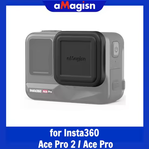 aMagisn Silicone Lens Cap Anti-Scratch Anti-Impact Lens Protector for Insta360 AcePro / Ace Pro 2 Pr
