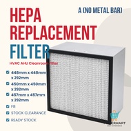 HEPA Replacement Filter | F8 HVAC AHU Cleanroom Air Filter | Ready Stock | Clearance