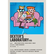 【READY STOCK】Poster Cartoon Movie Dexter's Laboratory for room/wall/gift/barber